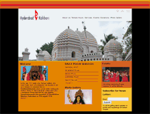 Tablet Screenshot of hyderabadkalibari.org